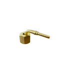 Fitting insert curvo con tuerca para capilar 3/8 pulg thermoplastico RGC