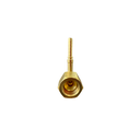 Fitting insert curvo con tuerca para capilar 3/8 pulg thermoplastico RGC