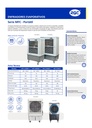Enfriador evaporativo 180 - 230m² 110V 140 Lts con control y sensor de temperatura MFC22000E RGC