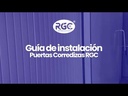 Puerta corrediza izquierda 120 x 200 cm marco 146 x 220 cm RGC
