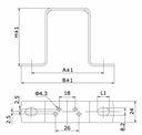 Base para aspa motor de 10w