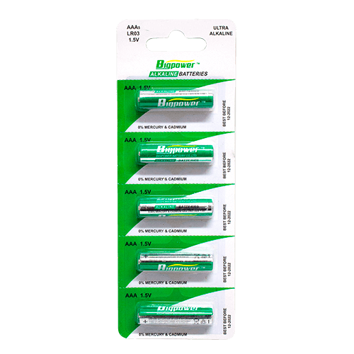 Bateria blister pila alcalina aaa