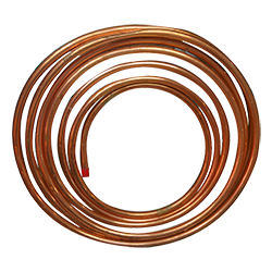 Tubo de cobre flexible 1 1/8 pulg por rollo RGC importado