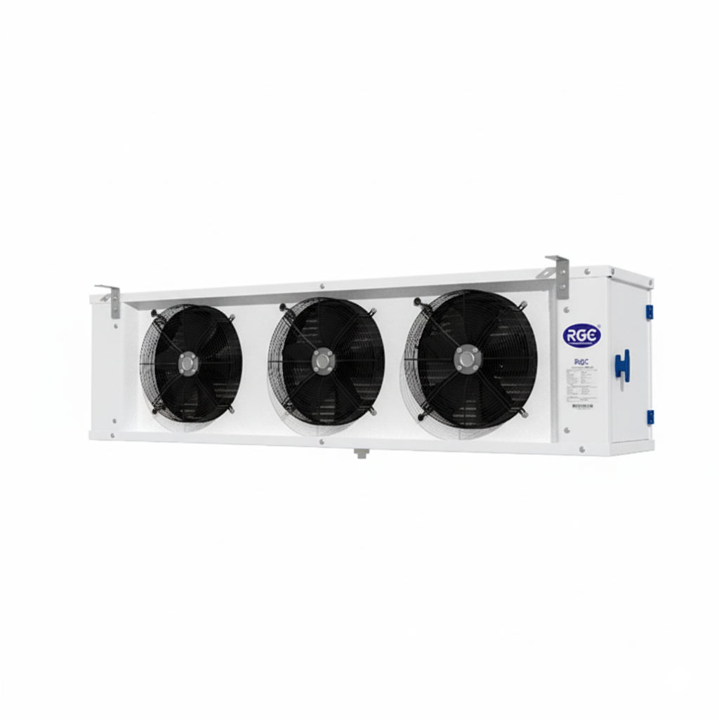 Cold room evaporator 18kW 15 HP 220V PH1 50.838 BTU MBP 3 fan 20 in with heater IDM-18.7/100 RGC