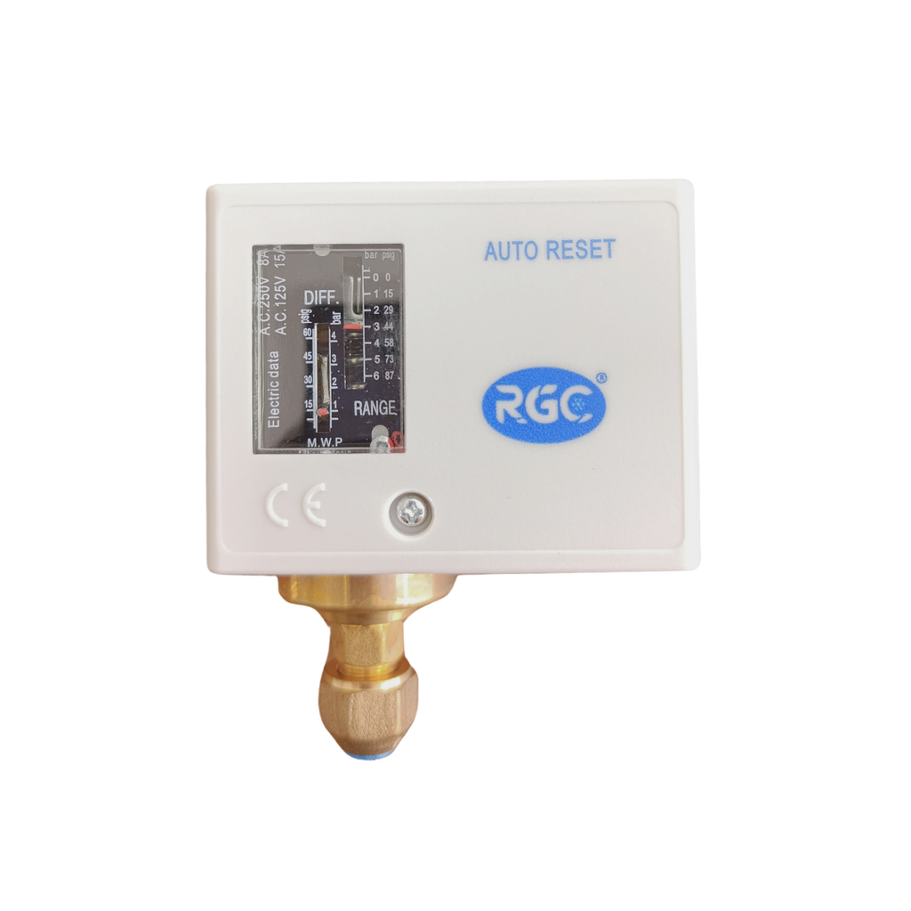 Low pressure control R22 - R404A - R507 - R134a reset automatic flare P506E RGC