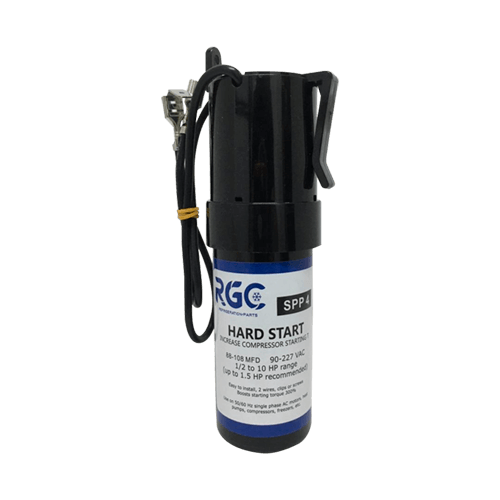 Relay Start kit 500% 1/2 - 10 HP 130-156 MFD 110/220V 60Hz SPP6 RGC