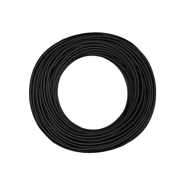 Tubo capilar termoplastico negro 2.1mm interno 5.9mm externo RGC por metro