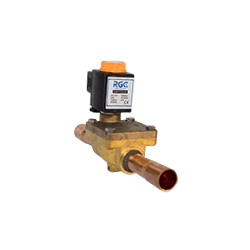 valvula solenoide 3/4 pulg ODF con bobina 220V 60Hz RGC