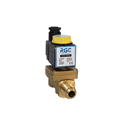 valvula solenoide 3/8 pulg SAE con bobina 110V 60Hz RGC