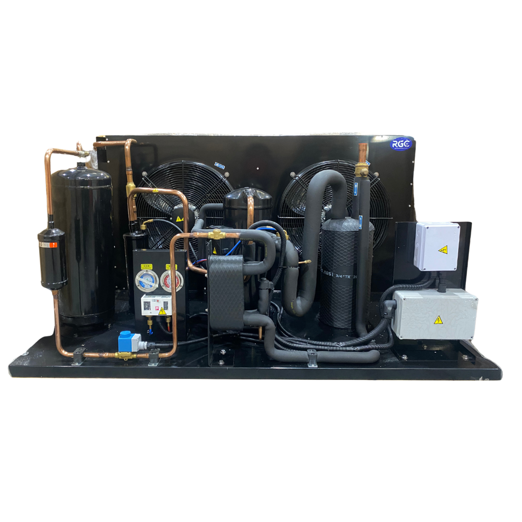 Unidad condensadora scroll XECOM 13 HP R-404A 220V PH3 LBP INN-ILX13ZV2T Inyección Liquido RGC