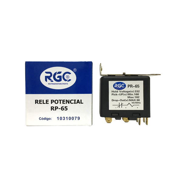 Relay potencial 65 3/4 - 2.5 HP 220V RGC (copia) (copia)