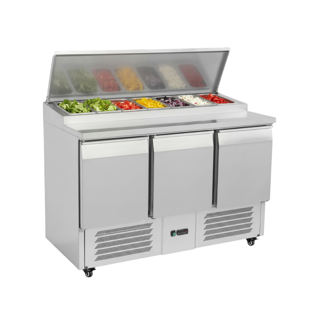 1.2 meters Air-cooled refrigerated salad workbench 110V 60hz RGC