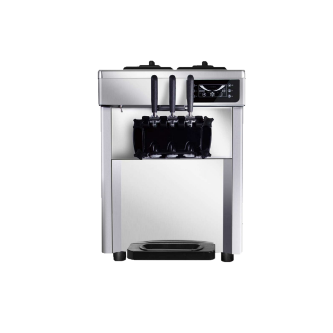 Maquina de helado soft 3 sabores para mesa 22L/h 220V PH1 RGC (incluye cupon de regalo)