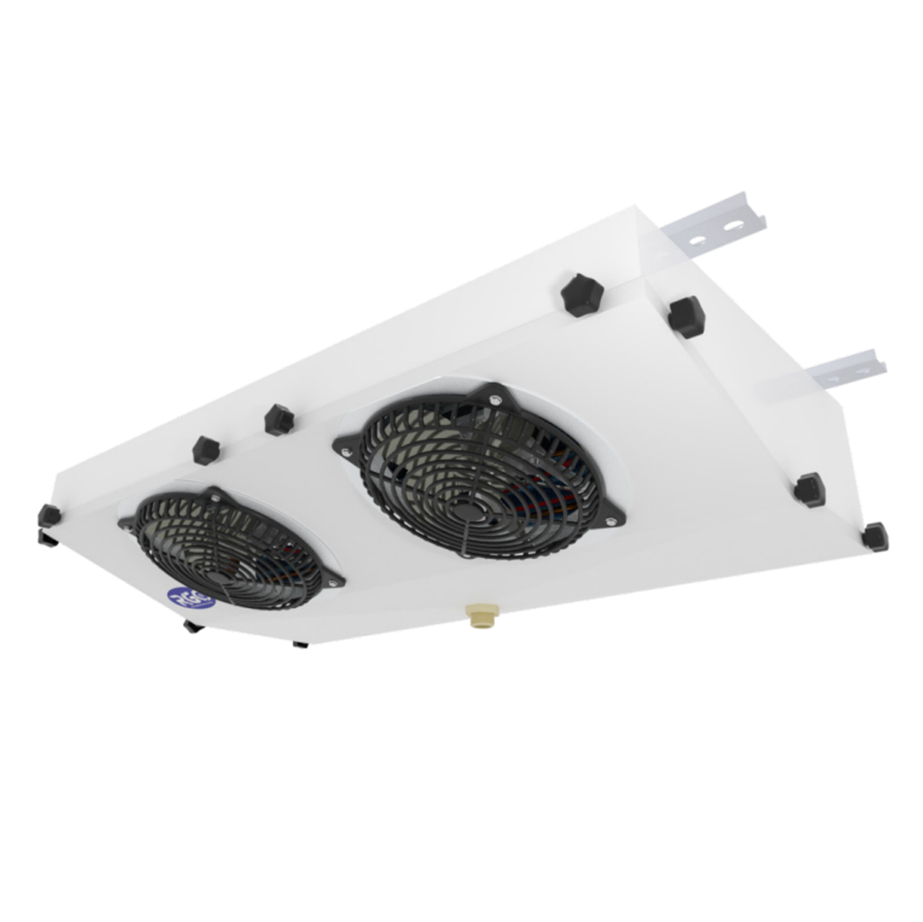 Reach in evaporator 1 HP 220V 4.952 BTU 3 fan 8 in with heater 1.160W EV-1.45/8 RGC