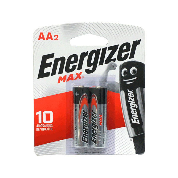 Bateria blister pila alcalina aa energizer