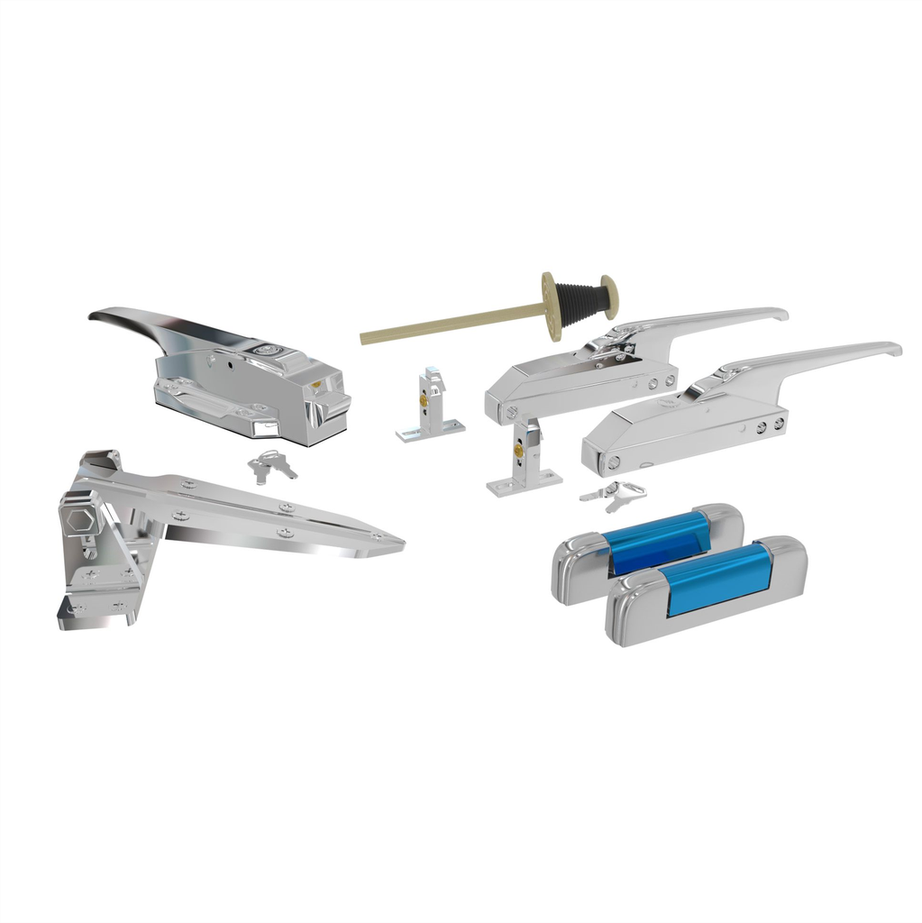 Accessories for cold rooms / Latch &amp; hinge for cold storage applications