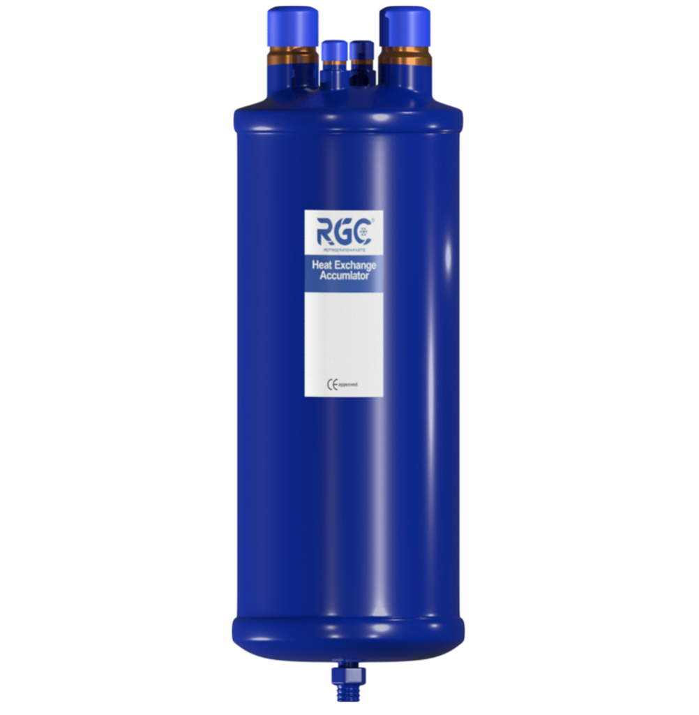 Componentes filtrantes y de seguridad  / Suction accumulators with heat exchanger FDQE SERIES