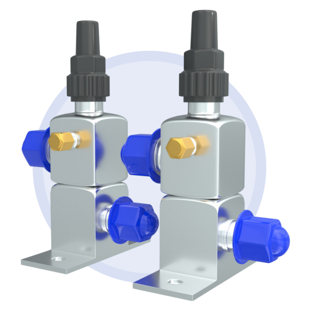 Valves / Vertical valves with bracket