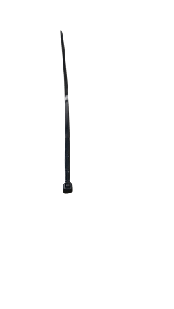 [19530003] Amarre plastico 08 pulg negro fino por paquete