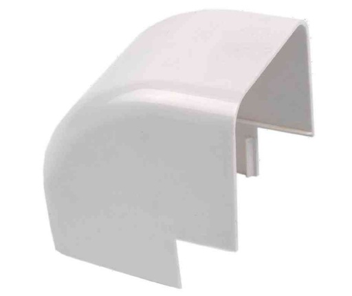 [12420021] Exterior angle elbow for PVC HAVC trunking 90x65mm RGC