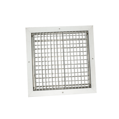 [21540048] Rejilla de suministro metalica 14 x 14 pulg simple deflexion horizontal con control