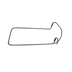 [10300038] Resistencia hierro 38 cm 110V tipo Mabe