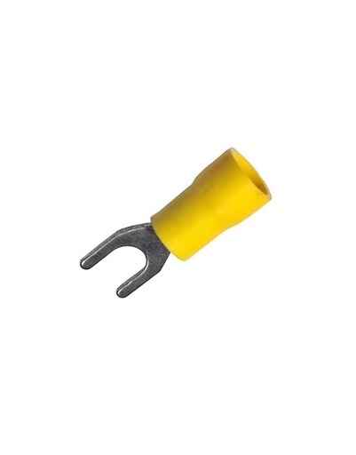 [19550007] Terminal tipo U 10-12 AWG 5/16 forro amarillo Und RGC