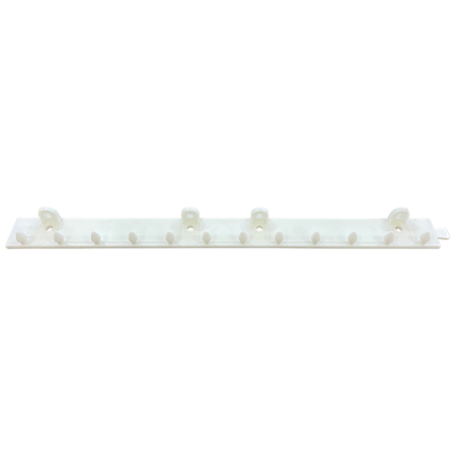 [12290047] Base blanca plastica 60cm para montaje de cortina PVC