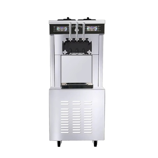[92HE0008] Maquina de helado soft profesional 3 sabores con ruedas 34-44L/h 220V RGC