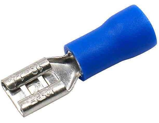 [19550314] Terminal hembra 10-12 AWG forro azul 100 pzs RGC