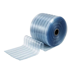 [12290374] Cortina acanalada PVC para cava cuarto -10°+50°c rollo 50 mts 200mm 2mm RGC