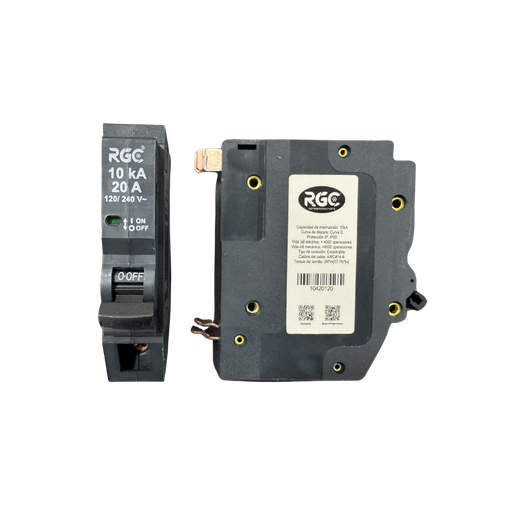 [10420120] Breaker de empotrar 1 polo 20A 120-240V 60Hz RGC