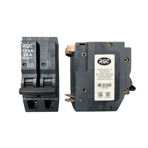 [10420220] Breaker de empotrar 2 polos 20A 240V 60Hz RGC