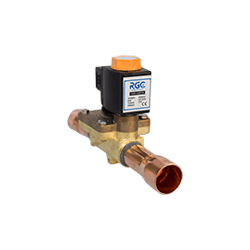 [10400054] Solenoid valve 1-1/8 in ODF with coil 220V RGC